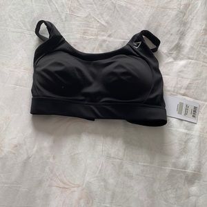 Gymshark Racer back training sports bra - black